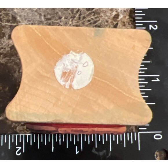 Vintage Wood Mounted Rubber Stamp Merry Christmas Tree Design Rubber Stampede - Picture 4 of 5